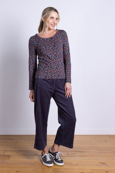 Organic Cotton Jersey Top Multi Coloured