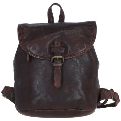 Dulce Luxury Leather Rucksack Brandy