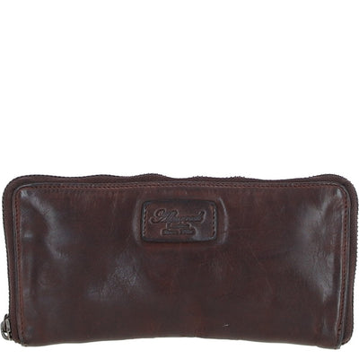 Dani Luxury Leather Purse Brandy