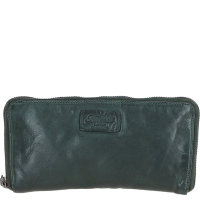 Dani Luxury Leather Purse Green