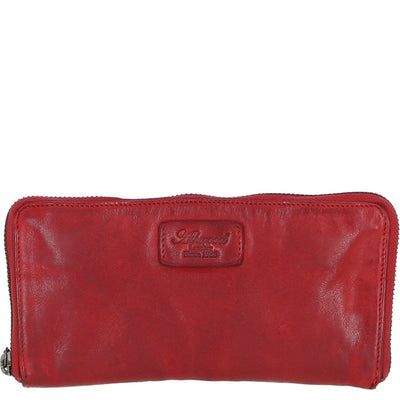 Dani Luxury Leather Purse Red