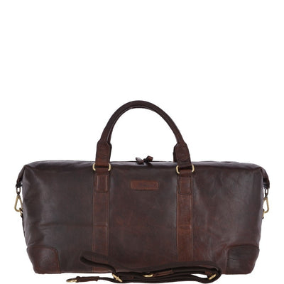George Luxury Leather Holdall Brandy