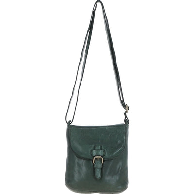 Darcy Luxury Leather Handbag Green Small