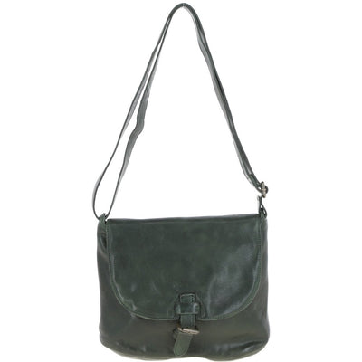 Darcy Luxury Leather Handbag Green Mediun