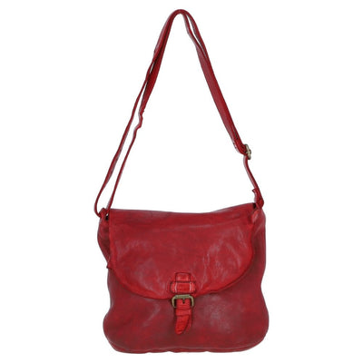 Darcy Luxury Leather Handbag Red Medium