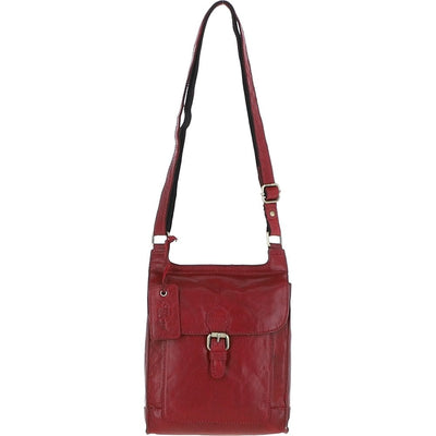 Gigi Luxury Leather Handbag Red