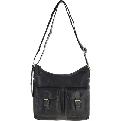 Gemma Luxury Leather Handbag Grey