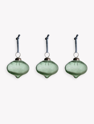 Christmas Drop Baubles Rosemary