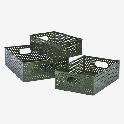 Dark Green Storage box Small