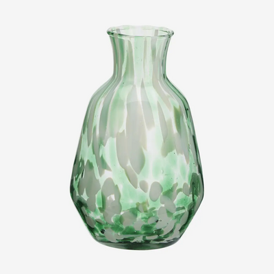 Green Coloured Glass Vase/Jug