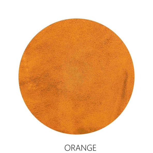 Suede Leather Slouchy Hobo Orange