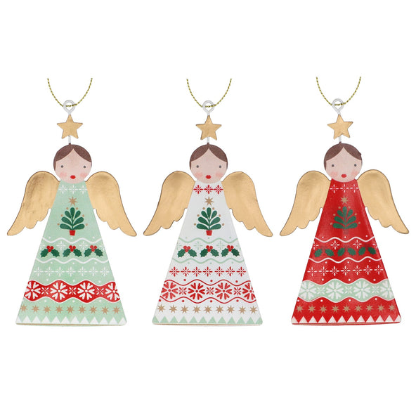 Tin Angel Dec, 10cm - Alpine