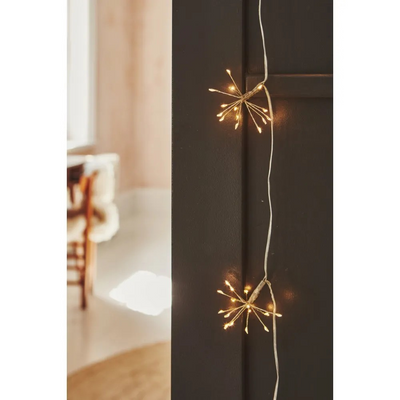 Starburst Chain Copper Lights Mains