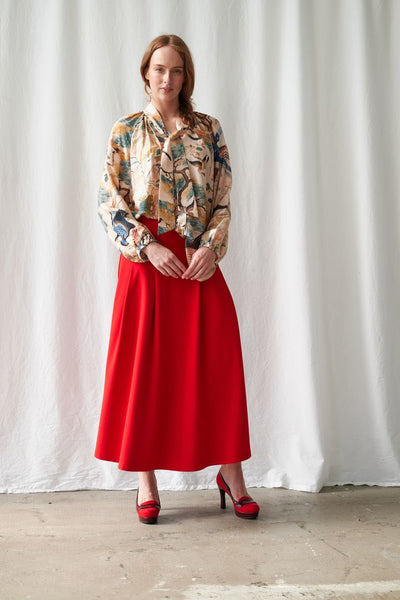 Hummingbird Nude Pussybow Blouse S/M