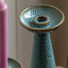 Portsea Candle Holders Teal Set of 2