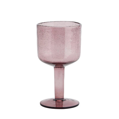 Rose Pink Wine Glass