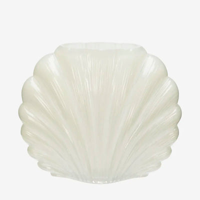 Cream Glass Vase