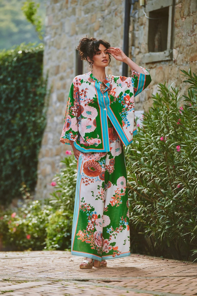 Kitsch Bouquet Green Summer Jacket