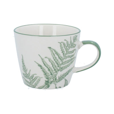 Stoneware Mug 12cm - Green Fern