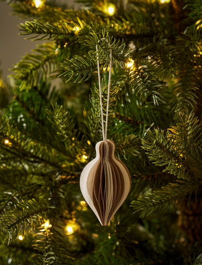 Large 2 Tone Teardrop Bauble Truffle