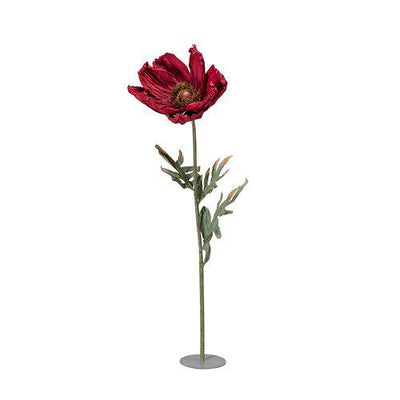 POPPY Flower Red 50x200cm