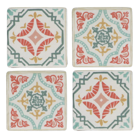 Modern Mosaic Design Set/4 Resin Coaster 10cm