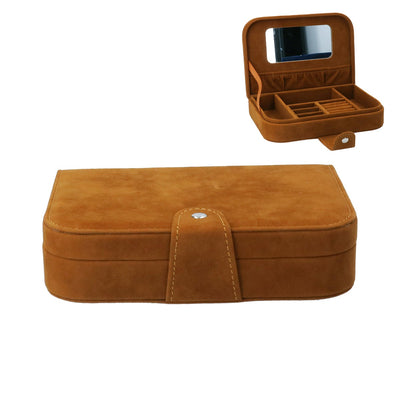 Velvet Jewellery Box 20cm - Cinnamon Book