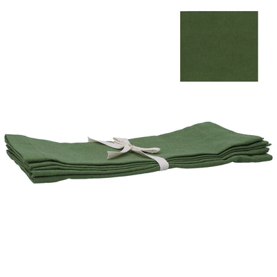 Moss Green Pack/4 Cotton Placemat 45cm