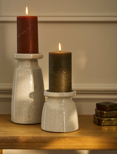 Ravello Candle Holder White Small