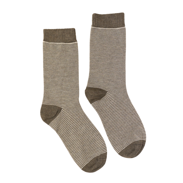 Nutmeg Thin Stripes Bamboo Socks