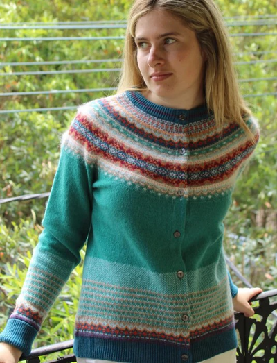 Eribe Alpine Cardigan Emerald