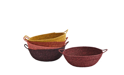Seagrass basket with handles