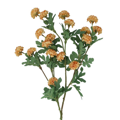 Yellow Snowball Tree Branch 82cm