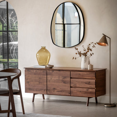Maddington 2 Door 3 Drawer Sideboard Walnut