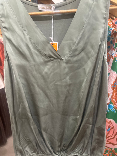 Billi Vest Top Khaki