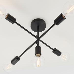 Stanford Ceiling Light Black