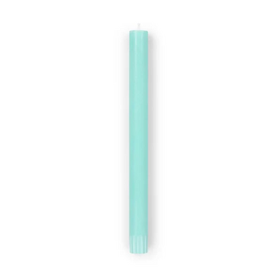 Eco Dinner Candles Turquoise Green