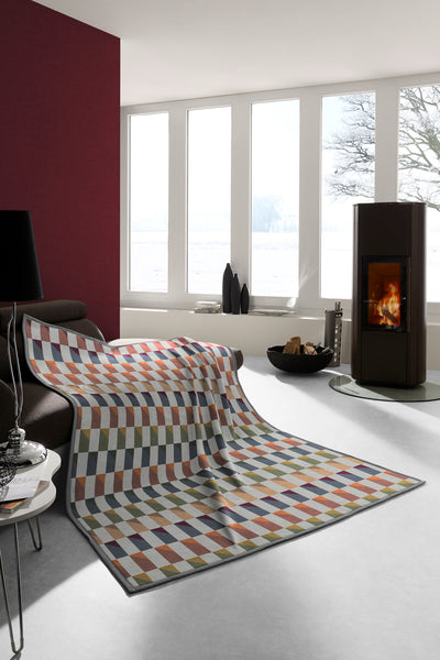 Colton Bricks Grey Throw