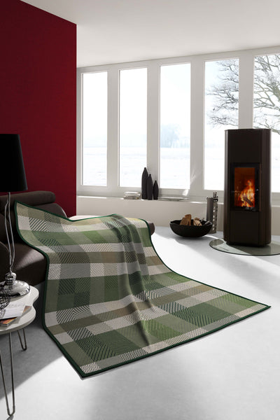 Herringbone Check Green