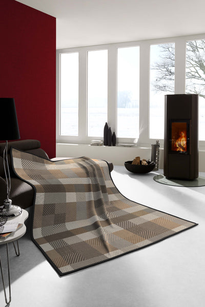 Herringbone Check Brown