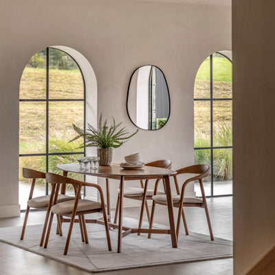 Maddington Walnut Oval Dining Table