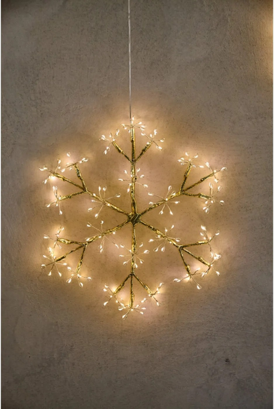 Snowflake light Champagne