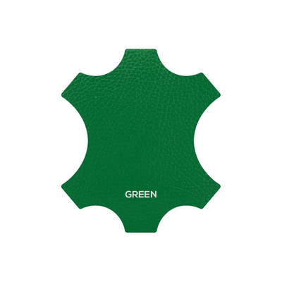 Plain Leather Shopper Green