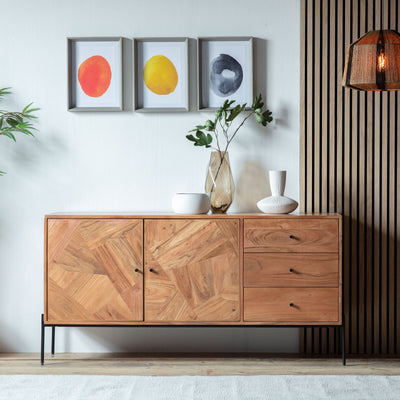 Oakenshaw 2 Door 3 Drawer Sideboard