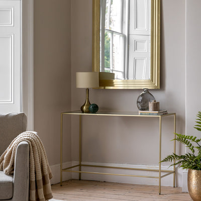 Rottington Console Table Champagne