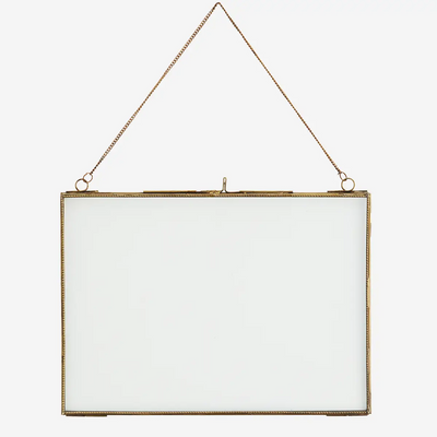29.5x21 Brass Hanging photo frame