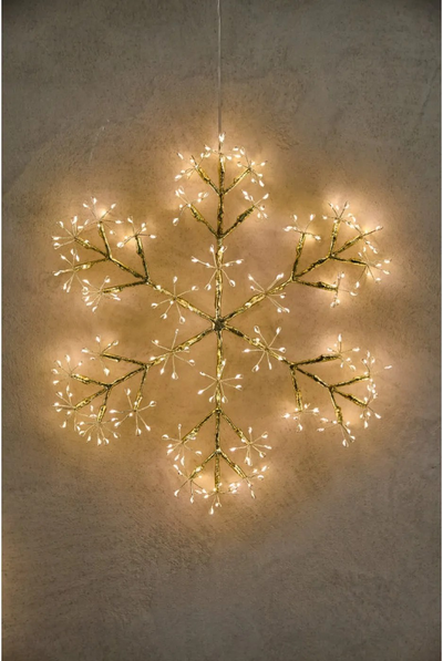 Snowflake light Large Champagne