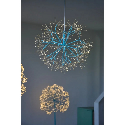 Hanging Dandelion 45cm Blue Light