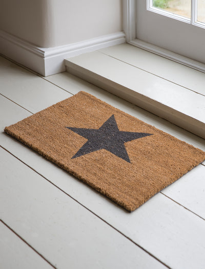 Star Doormat Small Natural