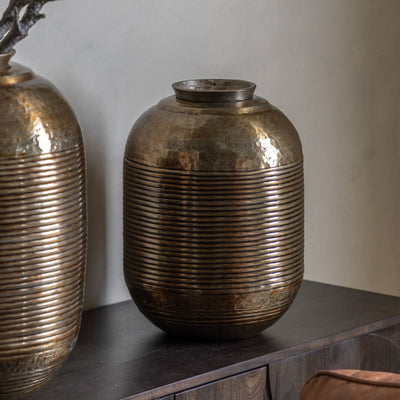 Kabar Metal Vase Small